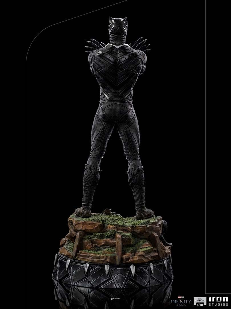 Iron Studios - Deluxe Arts Scale 1/10 - Marvel - Avengers: The Infinity Saga - Black Panther Statue 25cm - flash vidéo