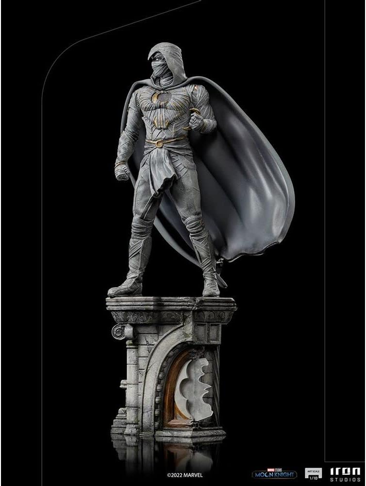 Iron Studios - Arts Scale 1/10 - Marvel - Moon Knight - Moon Knight Statue 30cm - flash vidéo