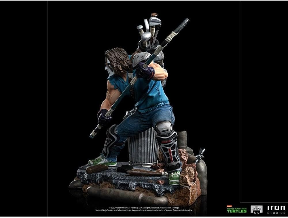 Iron Studios - BDS Arts Scale 1/10 - Teenage Mutant Ninja Turtles - Casey Jones Statue 19cm - flash vidéo