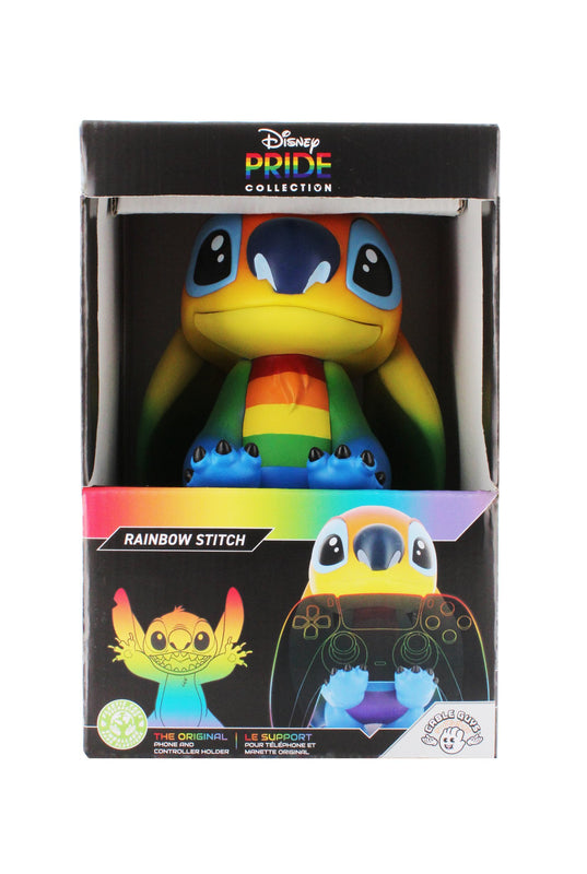 Cable Guys - Disney - Lilo et Stitch - Stitch arc-en-ciel Support Chargeur pour Téléphone et Manette