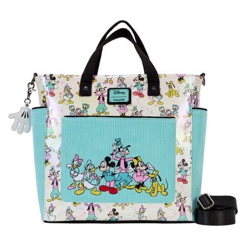 Loungefly: Disney 100th - Classic - Mickey and Friends Convertible Tote Bag - flash vidéo