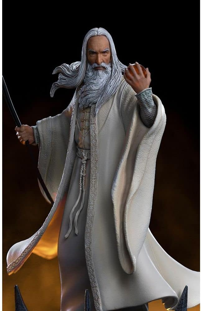 Iron Studios - BDS Arts Scale 1/10 - The Lord of the Rings - Saruman Statue 29cm - flash vidéo