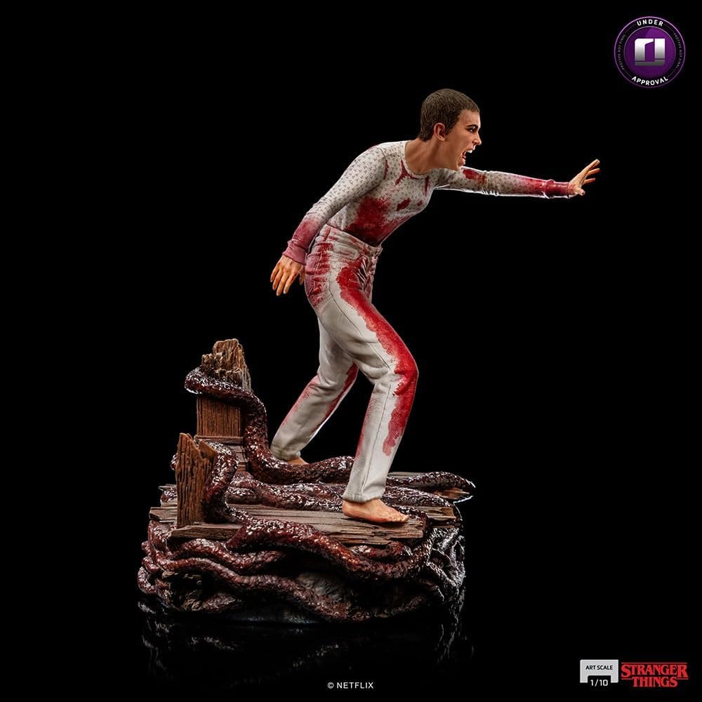 Iron Studios - Arts Scale 1/10 - Stranger Things - Eleven Statue 18cm - flash vidéo
