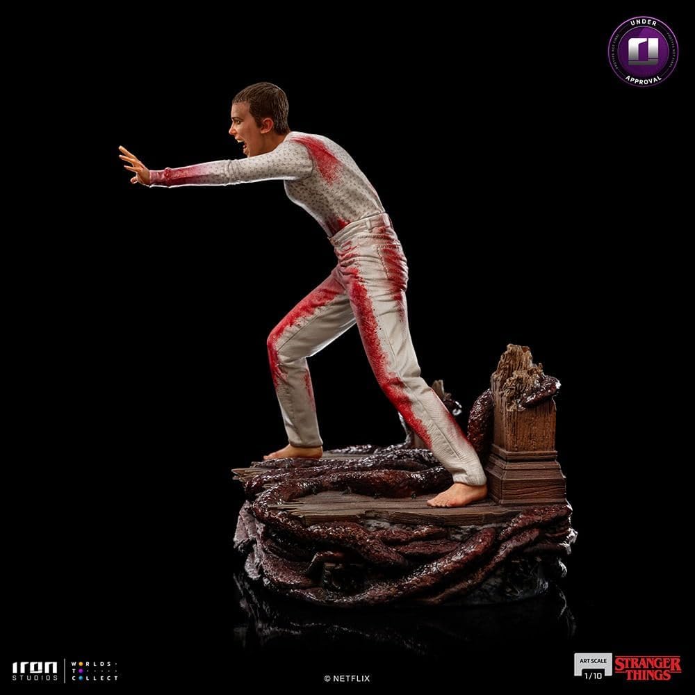 Iron Studios - Arts Scale 1/10 - Stranger Things - Eleven Statue 18cm - flash vidéo
