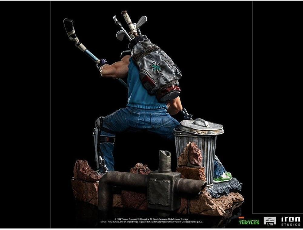 Iron Studios - BDS Arts Scale 1/10 - Teenage Mutant Ninja Turtles - Casey Jones Statue 19cm - flash vidéo