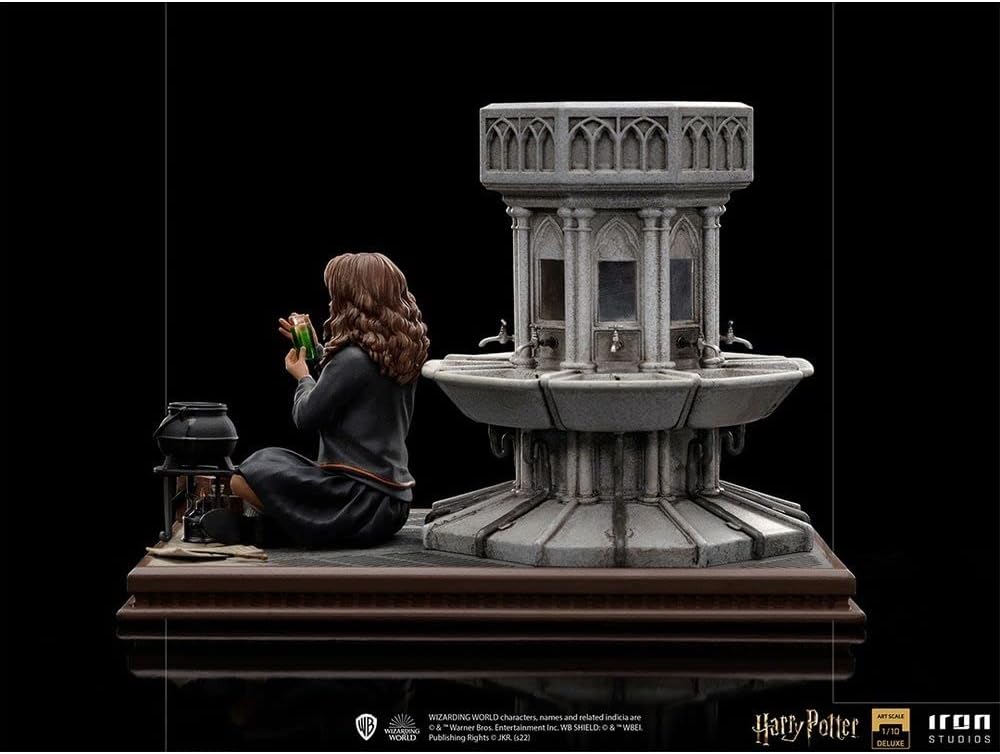 Iron Studios - Deluxe Arts Scale 1/10 - Harry Potter and the Chamber of Secrets - Hermione Granger Polyjuice Statue 14cm - flash vidéo