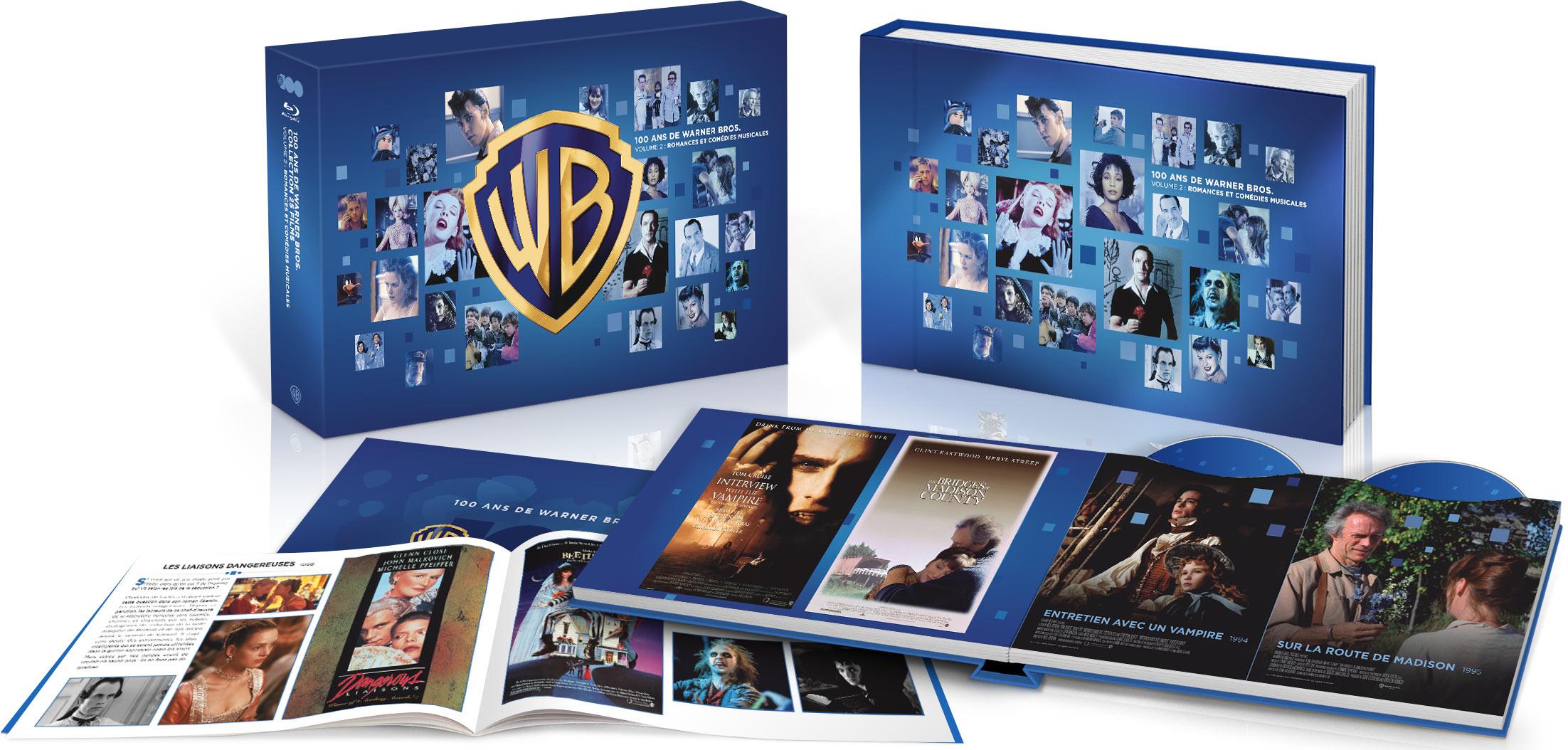 100 ans de Warner - Coffret 25 films - Volume 2 : Romances et comédies musicales [Blu-ray]