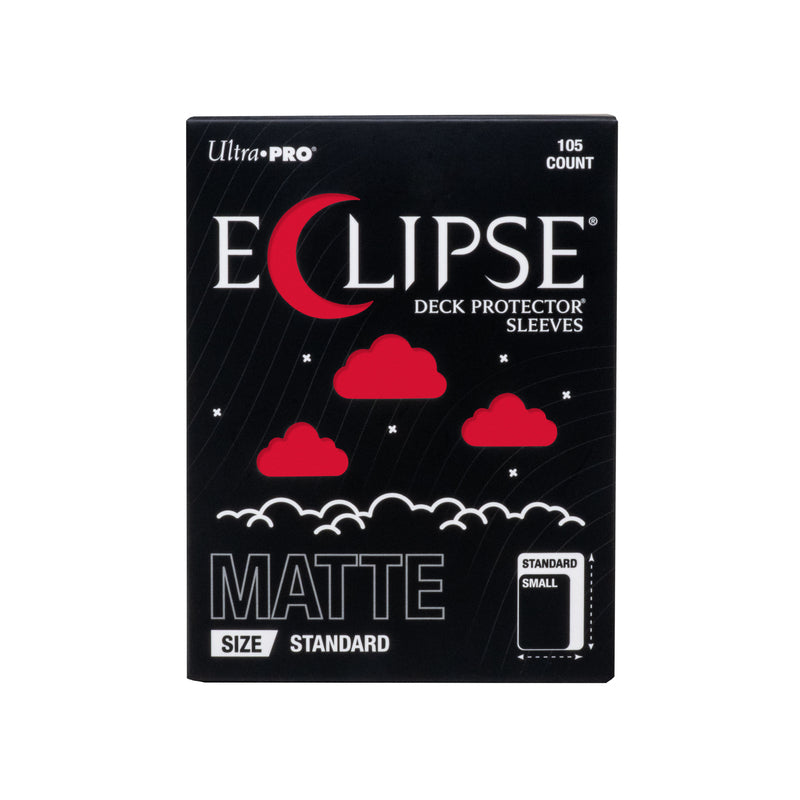 Ultra Pro - Pochettes de protection ECLIPSE standard mates - 105 pièces - Rouge pomme