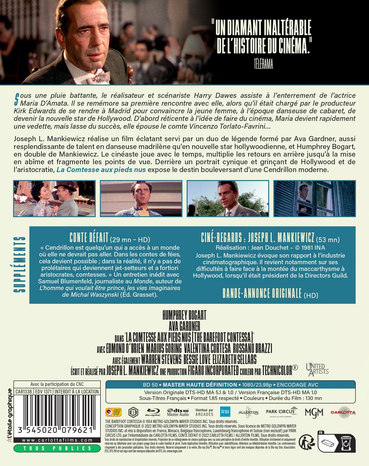 La Comtesse aux pieds nus [Blu-ray]
