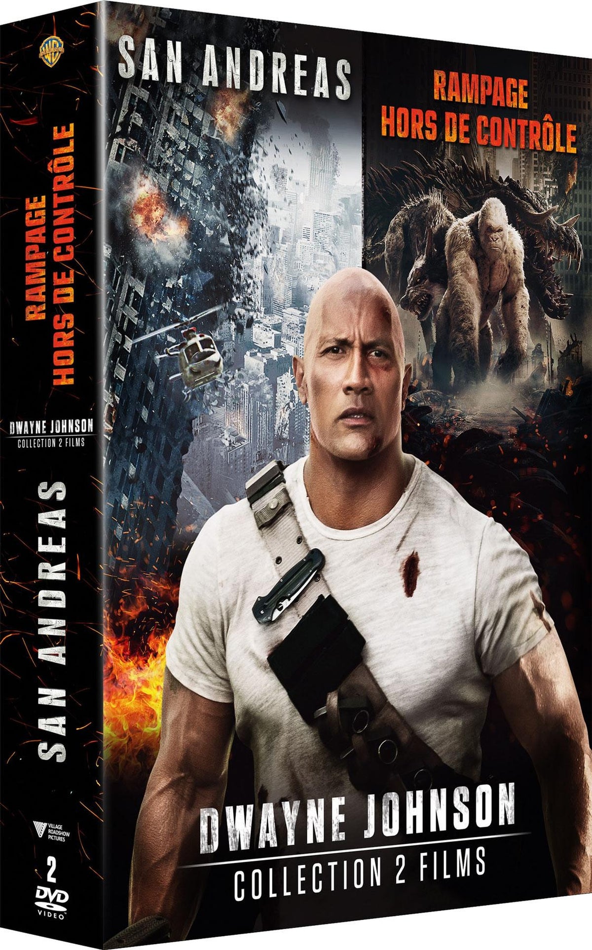Coffret Dwayne Johnson : Rampage - Hors de contrôle + San Andreas [DVD]
