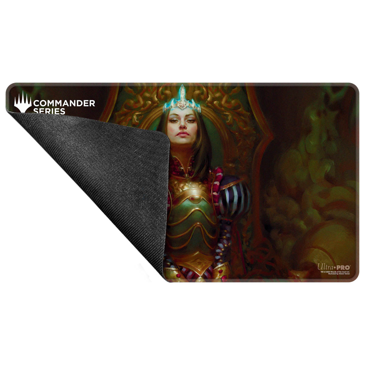 Ultra Pro - Magic: The Gathering - Commander Series - Fan Vote 2 - Tapis de jeu à bord cousu Reine Marchesa - flash vidéo