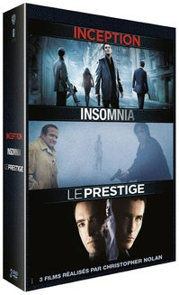 3 films réalisés par Christopher Nolan : Inception + Insomnia + Le Prestige [DVD]