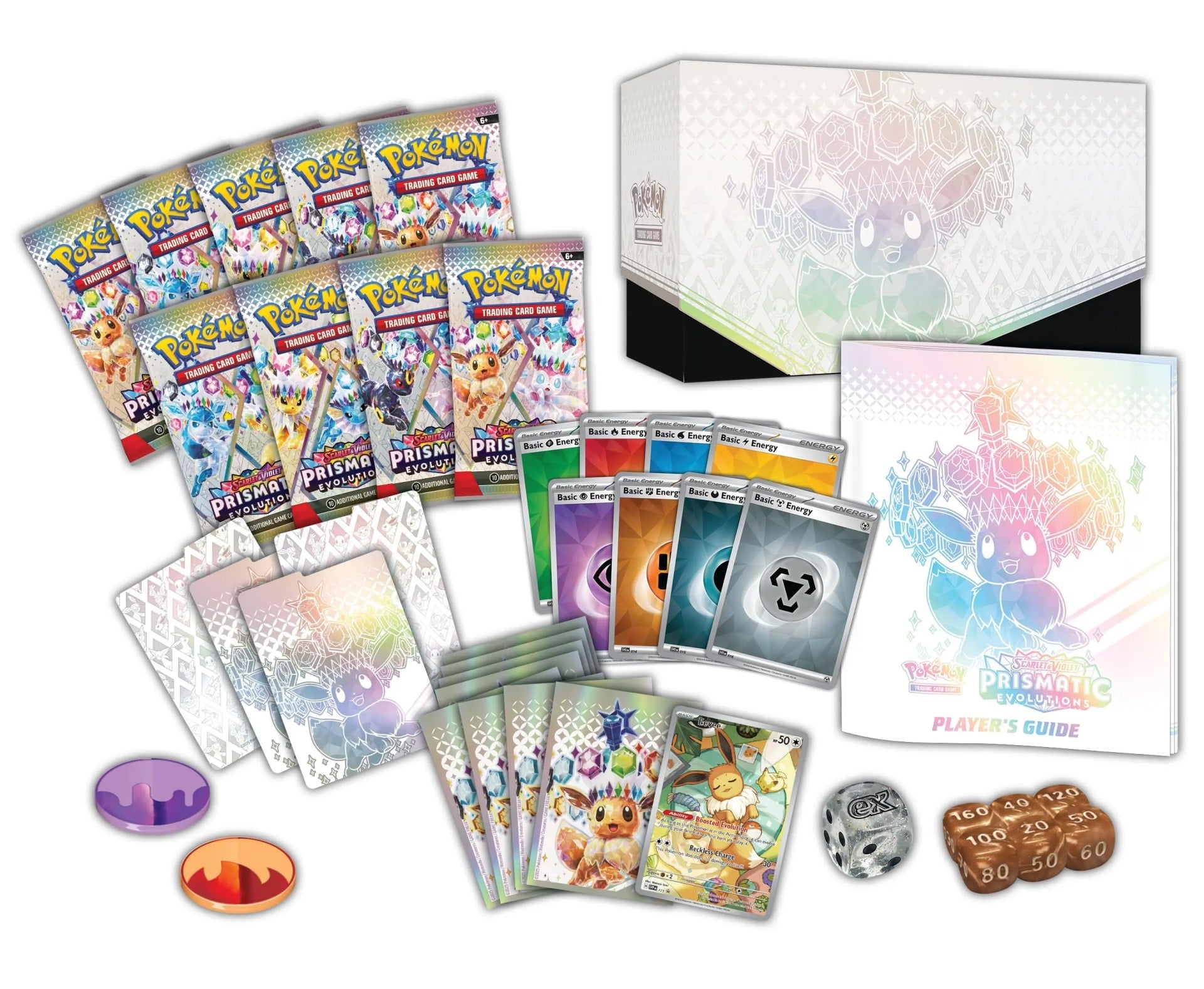 Pokémon JCC - Écarlate et Violet - Coffret Dresseur d'Élite EV 8.5 Évolutions Prismatiques - flash vidéo