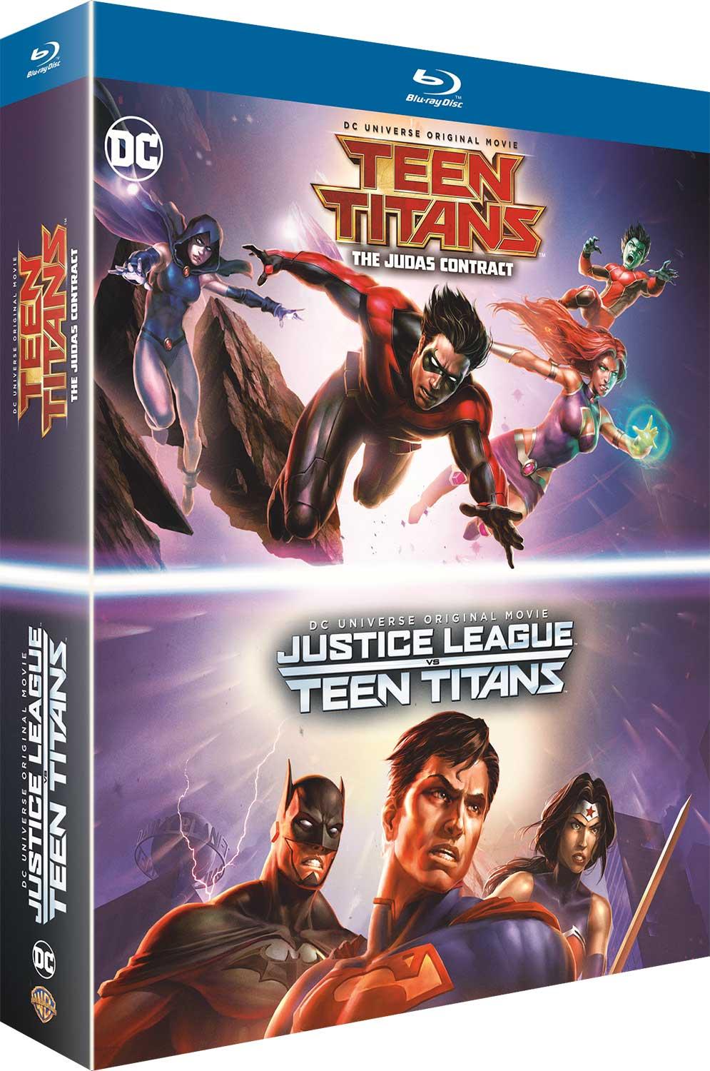 La Ligue des justiciers vs les Teen Titans + Teen Titans: The Judas Contract [Blu-ray]