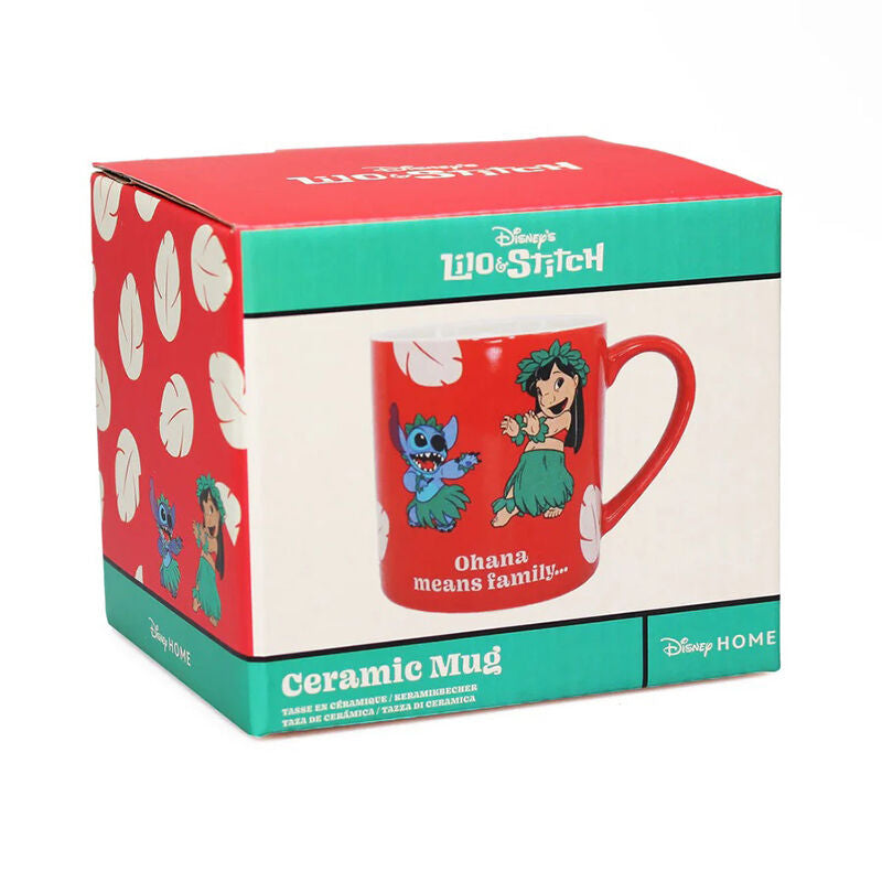 Disney - Mug classique Lilo et Stitch "Ohana means family..." 310ml
