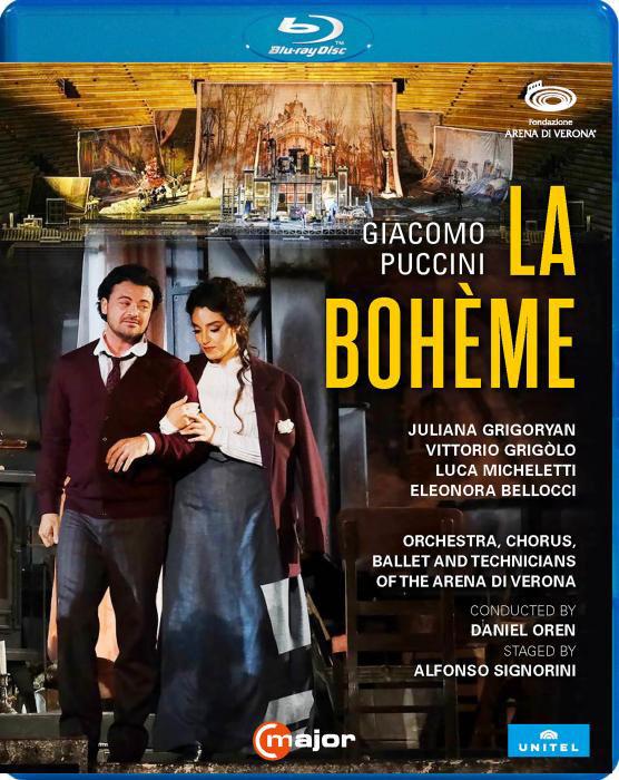 Giacomo Puccini (1858-1924) : La Bohème, opéra en 4 tableaux [Blu-ray]