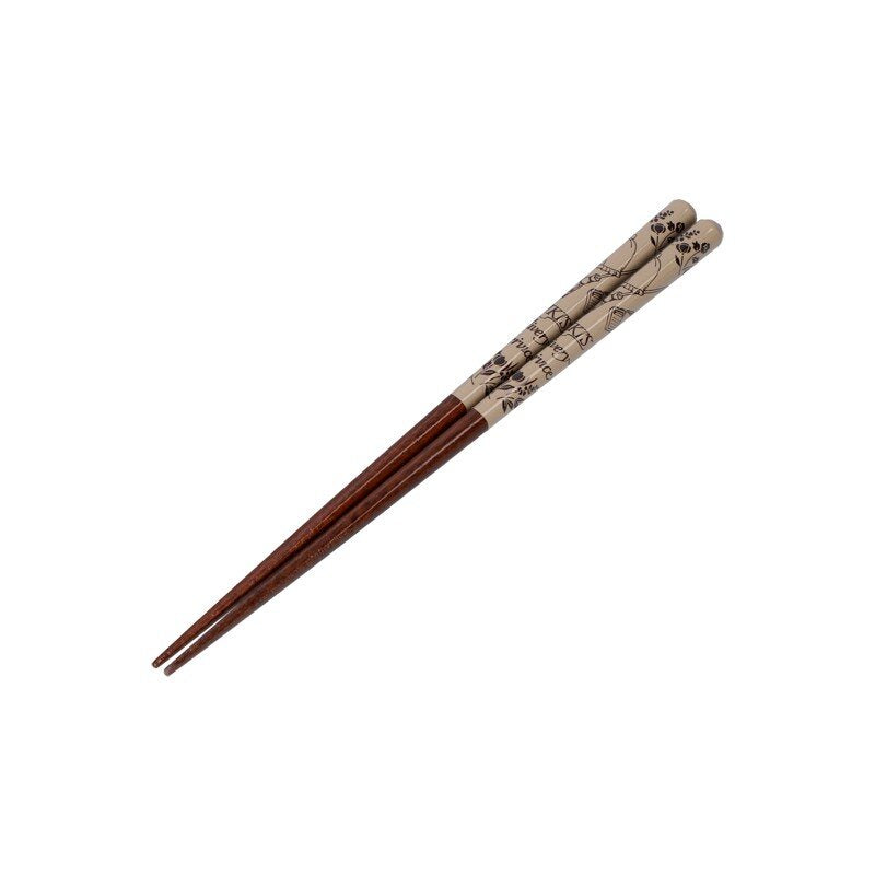 Ghibli - Kiki la petite sorcière - Baguettes Laquées Esquisses Brun 21cm - flash vidéo