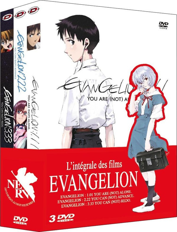 L'Intégrale des films - Evangelion : 1.01 : You Are (Not) Alone + 2.22 : You Can (Not) Advance + 3.33 : You Can (Not) Redo. [DVD]