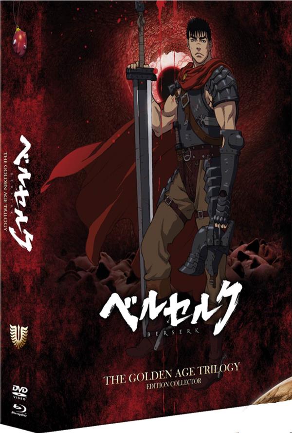 Berserk - The Golden Age Trilogy : Film 1 : L'oeuf du Roi Conquérant + Film 2 : La bataille de Doldrey + Film 3 : L'Avent [Blu-ray]