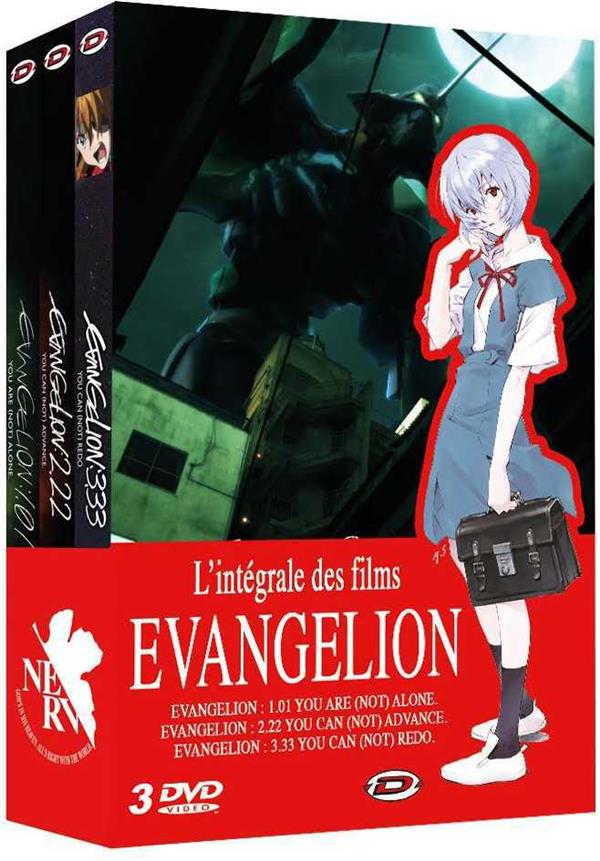 Coffret Evangelion 3 films : you are (not) alone ; you can (not) advance ; you can (not) redo [Blu-ray]