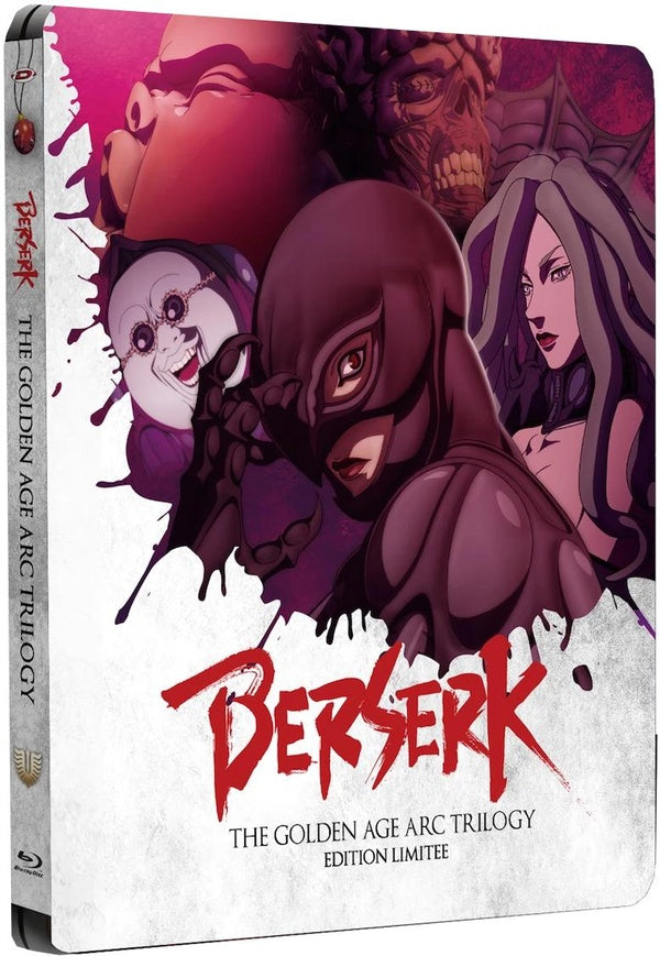 Berserk - The Golden Age Trilogy : Film 1 : L'oeuf du Roi Conquérant + Film 2 : La bataille de Doldrey + Film 3 : L'Avent [Blu-ray]