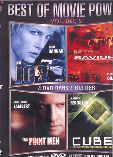 Coffret Best of Movie Power, vol.8 : the job ; savior ; the point men ; cube 2 [DVD]