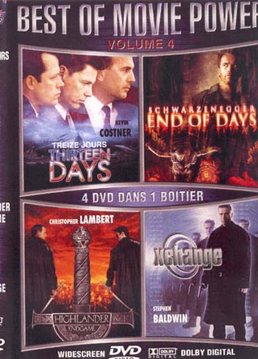 Coffret Best Of Movie Power Vol. 4 : Treize Jours / End Of Days / Highlander Endgame / Xchange [DVD]