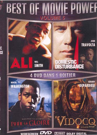Best of Movie Power, vol. 5 : Ali ; domestic disturbance ; pour la gloire ; Vidocq [DVD]