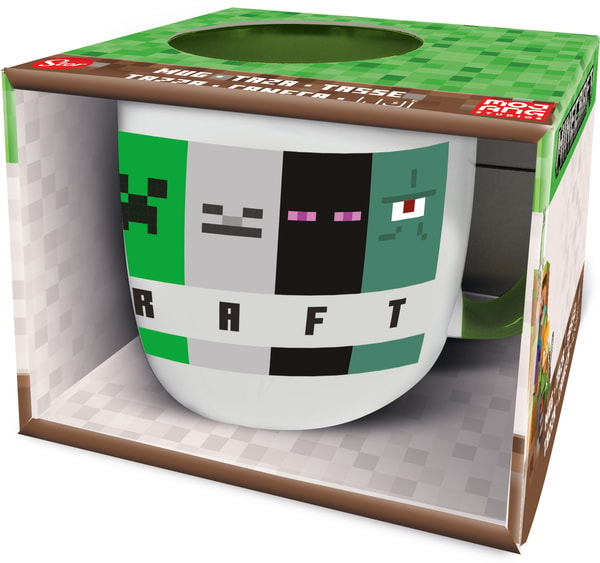 Minecraft - Tasse Elite en céramique Visages des personnages - 380ml