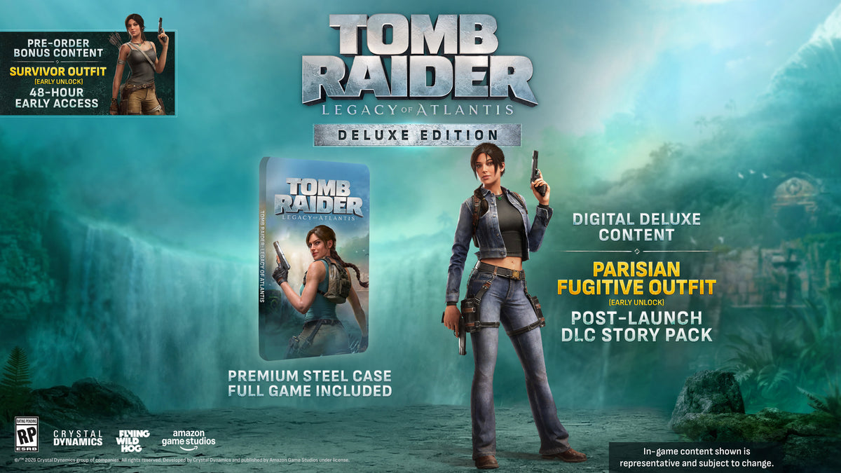 Tomb Raider: Legacy of Atlantis - Deluxe Edition - Game-key Card