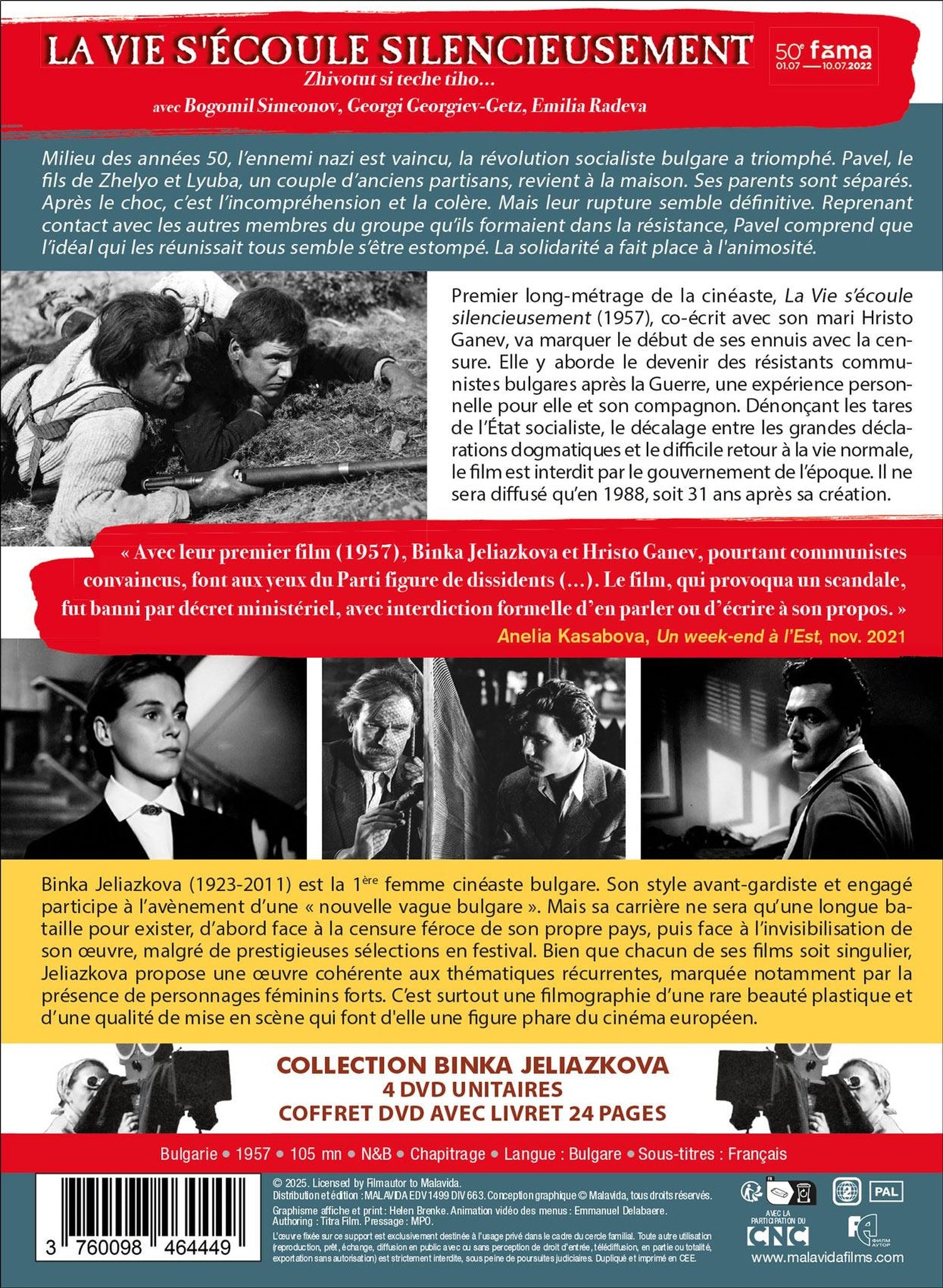 La Vie s'écoule silencieusement [DVD]