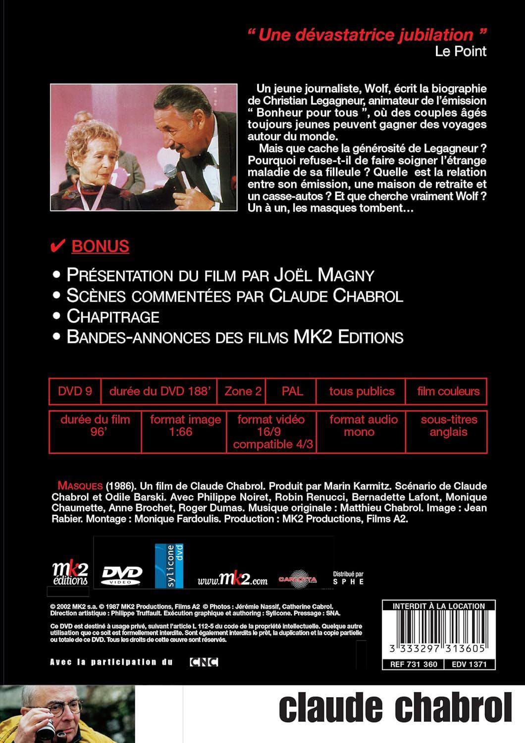 Masques [DVD]