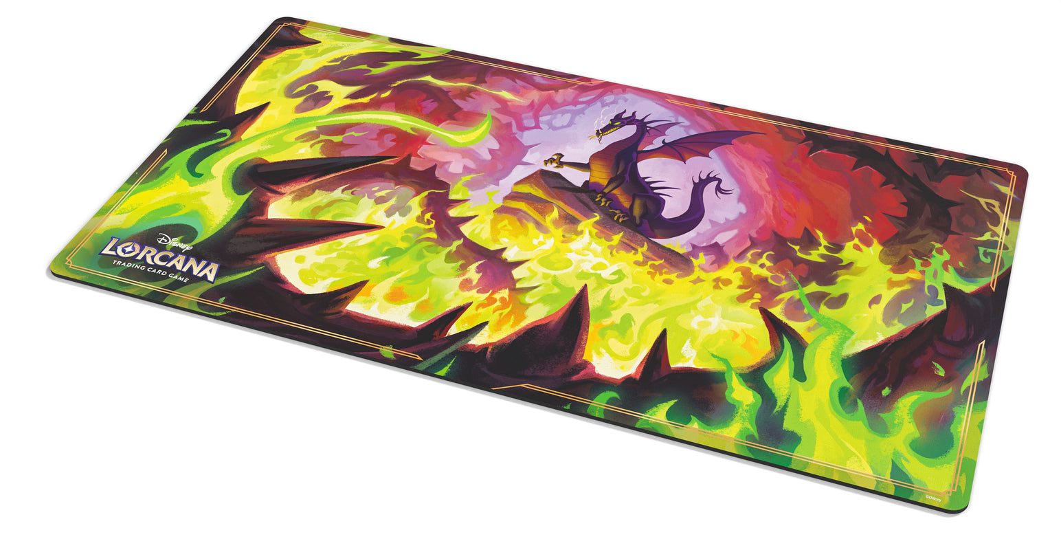 Disney Lorcana JCC : Givresort - Tapis de jeu Dragon Fire
