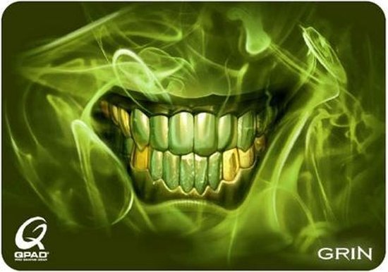 QPAD - CT Collector Grin - Tapis de souris Gaming XXL 40.5x28.5cm - flash vidéo