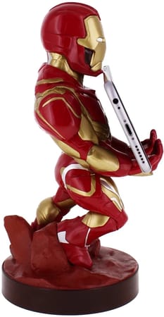 Cable Guys - Marvel - Iron Man Support Chargeur pour Téléphone et Manette - flash vidéo