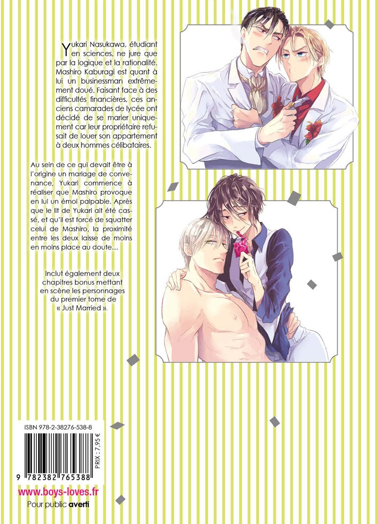Les jeunes mariés ! - Tome 01 - Livre (Manga) - Yaoi - Hana Collection
