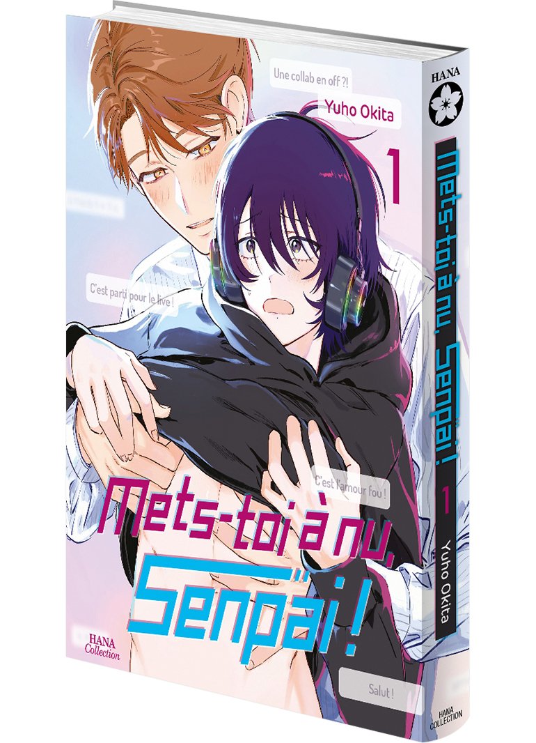 Mets-toi à nu, senpai ! - Tome 01 - Livre (Manga) - Yaoi - Hana Collection