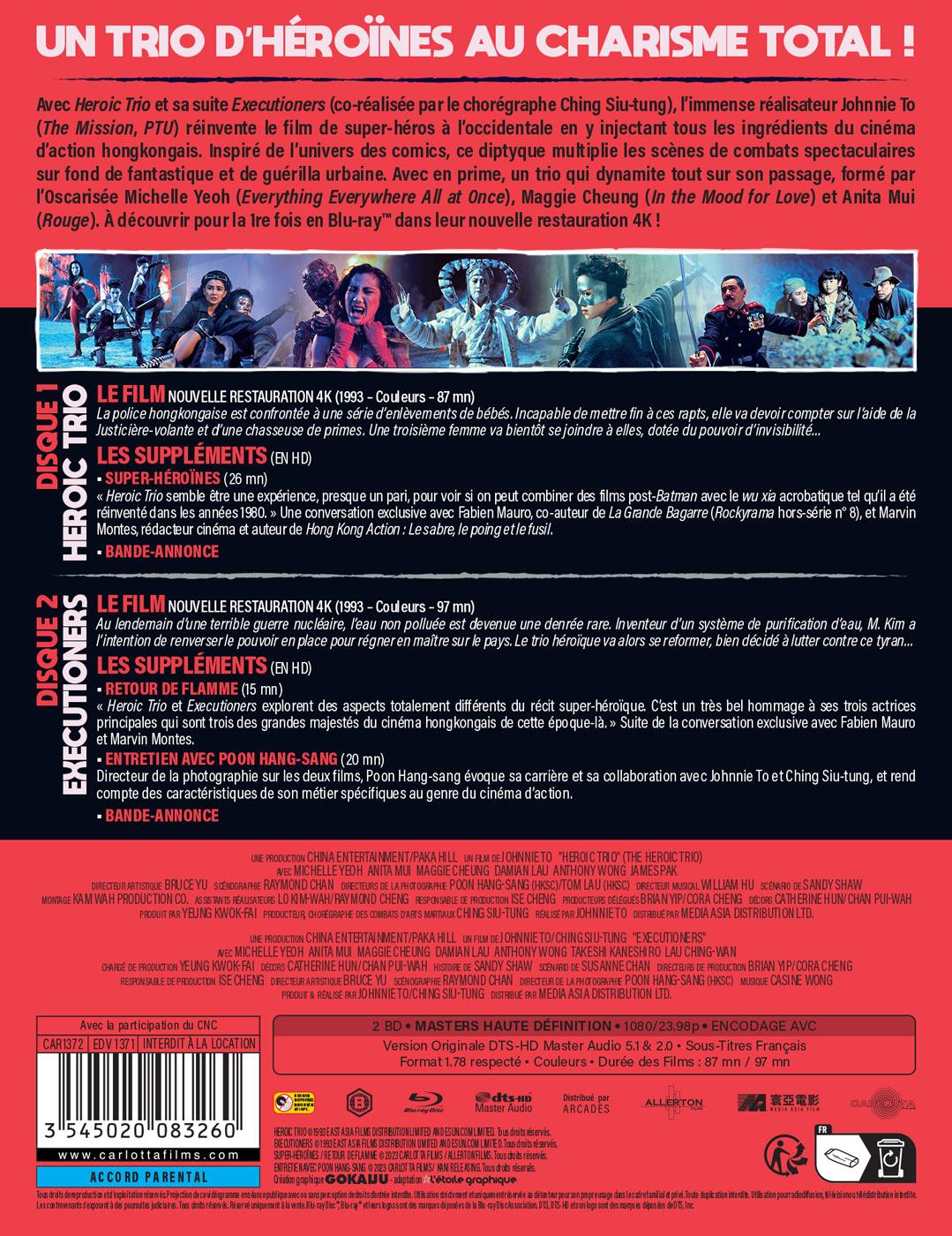 Heroic Trio + Executioners [Blu-ray]