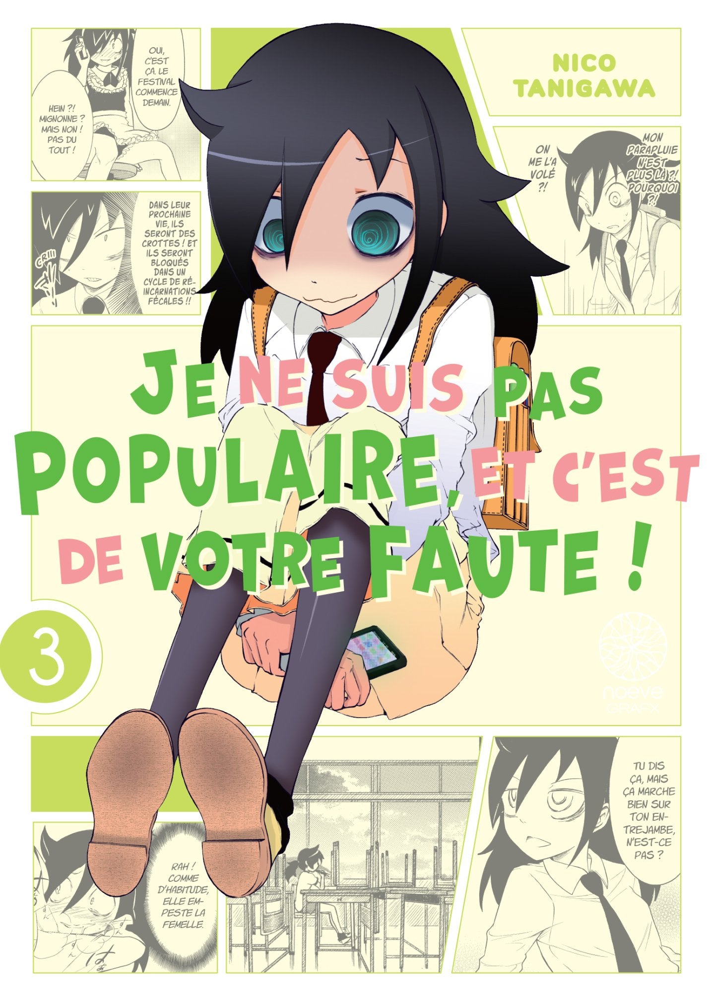 Watamote : Je ne suis pas populaire, et c'est de votre faute! - Tome 03 - Livre (Manga)