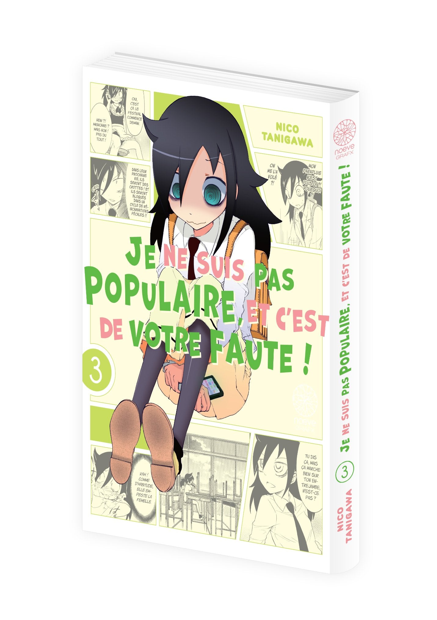 Watamote : Je ne suis pas populaire, et c'est de votre faute! - Tome 03 - Livre (Manga)