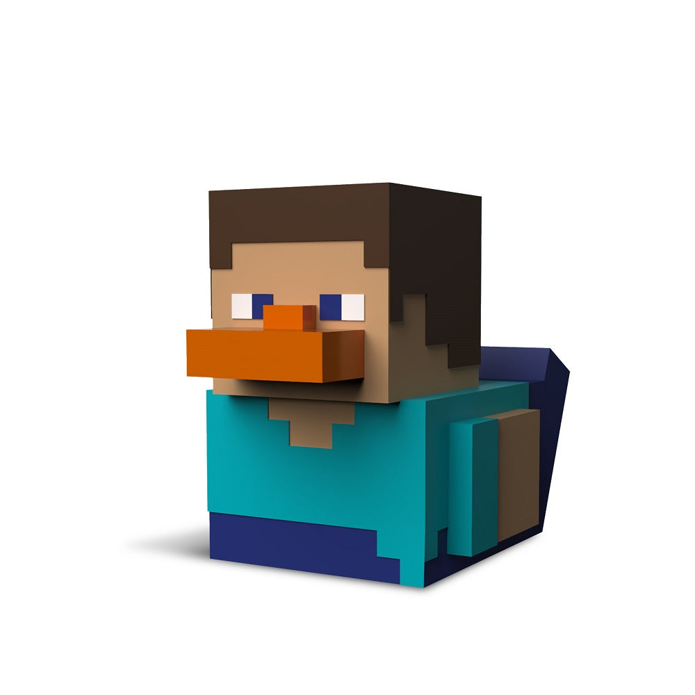 Numskull - Mini TUBBZ Canard de bain - Minecraft - Steve (Édition baignoire) - 8cm - flash vidéo
