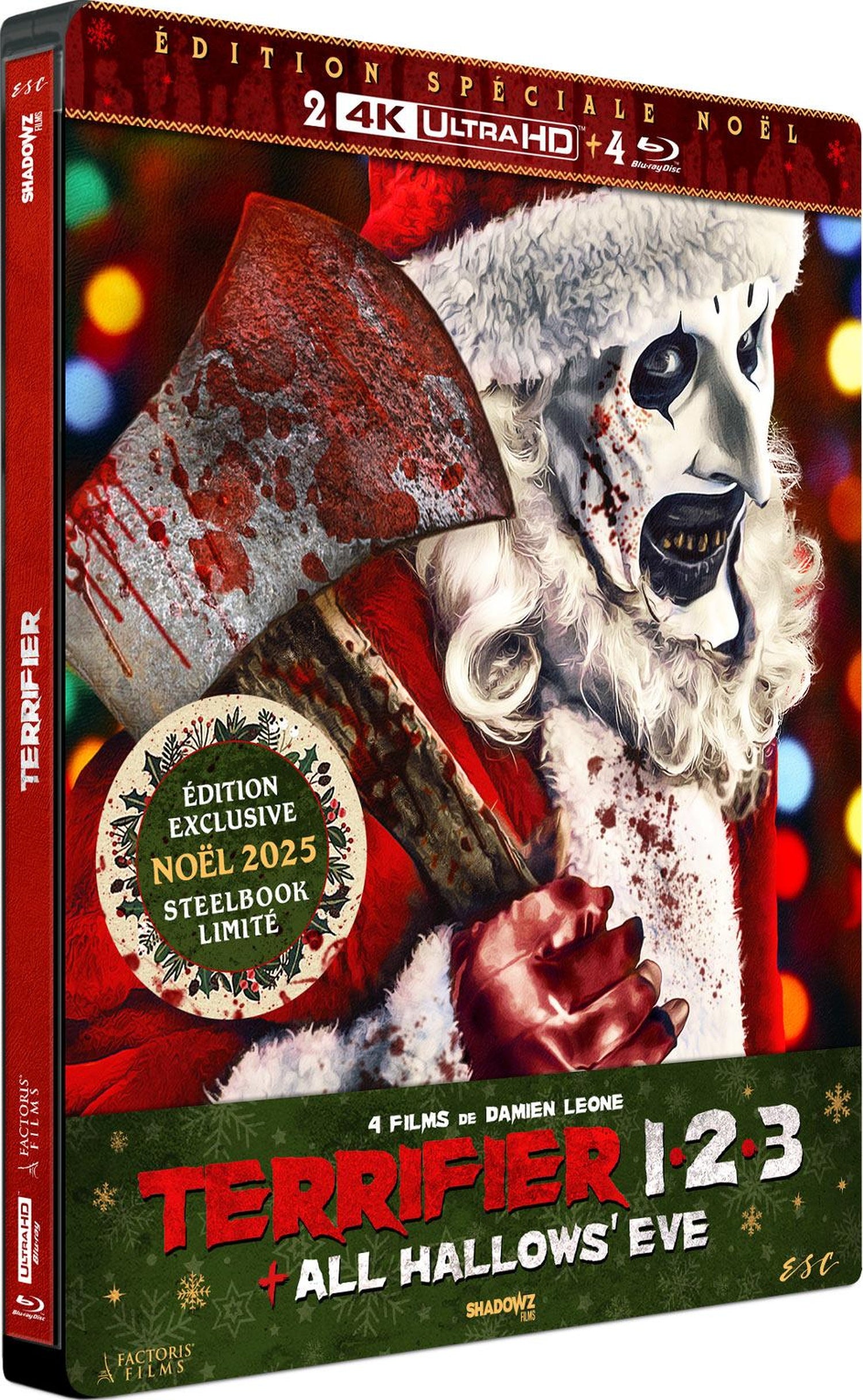 Terrifier 1-2-3 + All Hallow's Eve [4K Ultra HD]