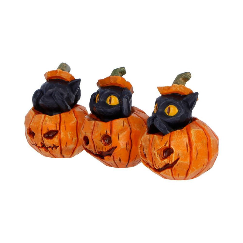 Nemesis Now - "Three Wise Pumpkin Patch" Statue 7.7cm