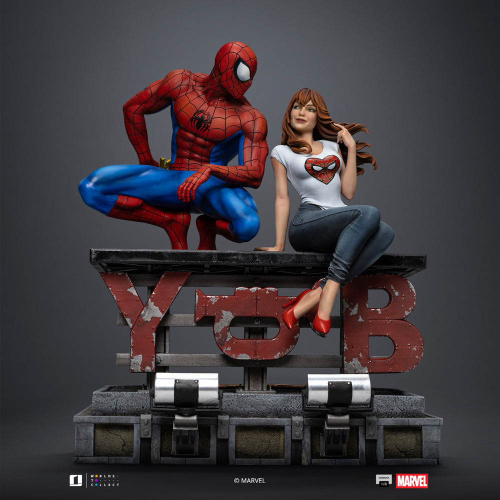 Iron Studios - Sixth Scale Diorama 1/6 - Marvel Comics - Spider-Man et MJ Statue 35cm