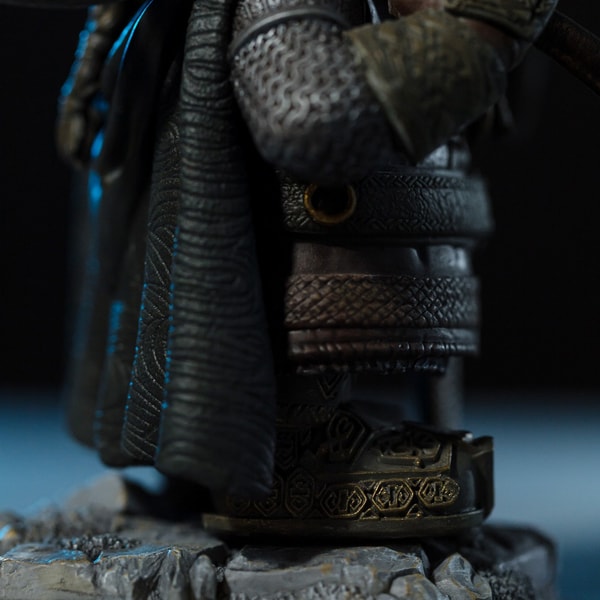 Iron Studios - MiniCo - Le Seigneur des anneaux - Gimli Statue 12cm - flash vidéo