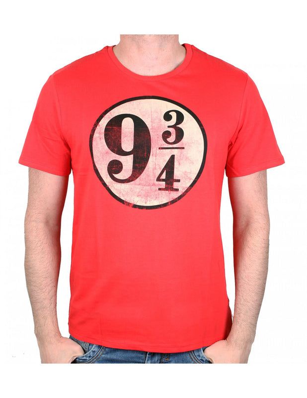 Harry Potter - T-Shirt Rouge Voie 9 3/4 - M