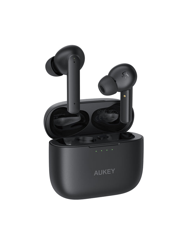 Aukey - Écouteurs sans fil connectés à réduction de bruit active EP-N5
