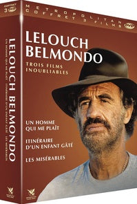 Claude Lelouch / Jean-Paul Belmondo : Un homme qui me plaît + Itinéraire d'un enfant gâté + Les Misérables [DVD]