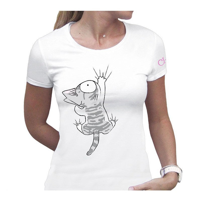 Chi - Chi Clutched White Woman T-Shirt XL