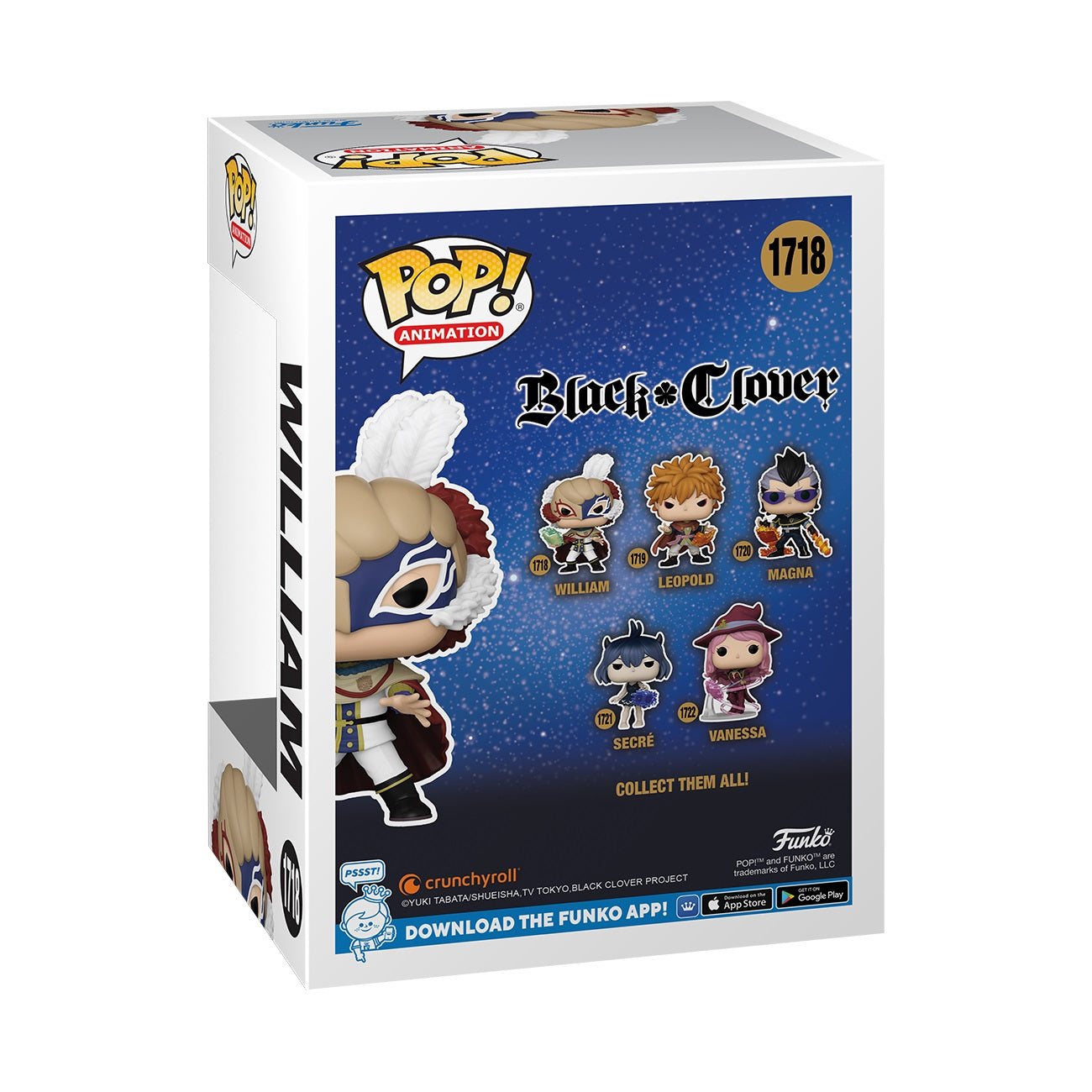 Funko Pop! Animation: Black Clover - William - flash vidéo